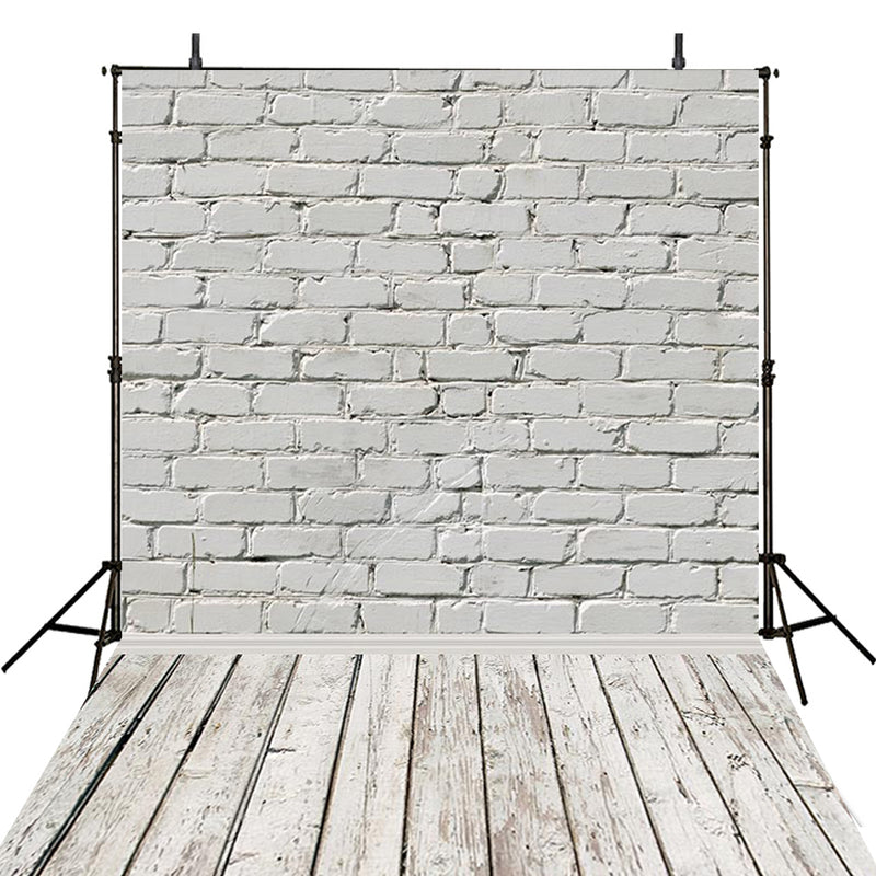 photo backdrop tan or white photography backdrop brick wall background for picture wooden look photo booth props wooden floor