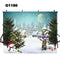 winter snow photo backdrop snowflake Christmas tree photography background Merry Xmas eve photo booth props indoor decor Vinyl Fabric backdrop