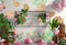 Kids Birthday Photography Background Home Decor 3D Backdrop Balloons Party Banner Decor Backdrop Photo Studio