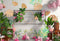 Kids Birthday Photography Background Home Decor 3D Backdrop Balloons Party Banner Decor Backdrop Photo Studio