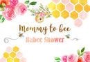 Newborn Mommy to Bee Photo Background for Baby Shower Birthday Party Decoration Babee Shower Backdrop for Photography Studio