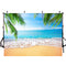 7 X 5 Ft Summer Photography Backdrop, Tropical Beach Background Summer Seagulls Beach Backdrop, Summer Hawaiian Beach Backdrop Birthday Party Baby Shower Party Decor Banner Photo Studio Props