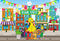 Backdrops Sesame Street-photography backdrops Sesame Street-backdrops Sesame Workshop-backdrop for pictures Children`s Television-photo booth props big bird-photo backdrop Cookie Monster-photo booth props TV program