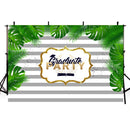 Bachelor Cap background high school photo booth props 2019 graduation banner photo backdrop black white streaks photo backdrop tropical vinyl background elementary graduation photo props for teenage