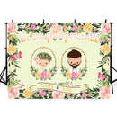 customized mrs and mrs wedding photo booth props bridal shower 50th wedding anniversary photo backdrops wedding theme personalized background for photographer flowers backdrops for weddings