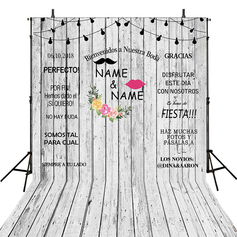 mrs and mrs wedding photo booth props wooden floor backdrop for picture customized weeding theme photography backdrops bridal shower 50th wedding anniversary photo backdrops wedding theme 12ft personalized background for photographer