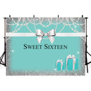 Sweet 16th Birthday Photography Backdrops Thin Vinyl Photography For Backdrop Happy Birthday Digital Printed Photo Backgrounds For Photo Studio