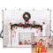 White Wall Photography Backdrops Christmas Background Backdrops for Kids Winter Props Xmas Vinyl photo Backdrop Interior Decor