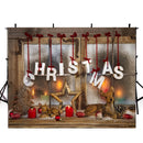 kids photo backdrop wood Christmas photography background Merry Xmas photo booth props home party decor Vinyl backdrops