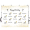 customized Happy birthday photo backdrops 30th birthday photo booth props for woman birthday photo backdrop black and gold background for photo happy birthday 30th