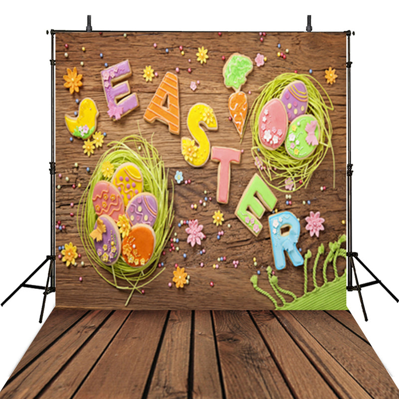 happy easter photo backdrops 5x7 flower spring photography vinyl backdrops easter eggs for baby shower easter themed photo background