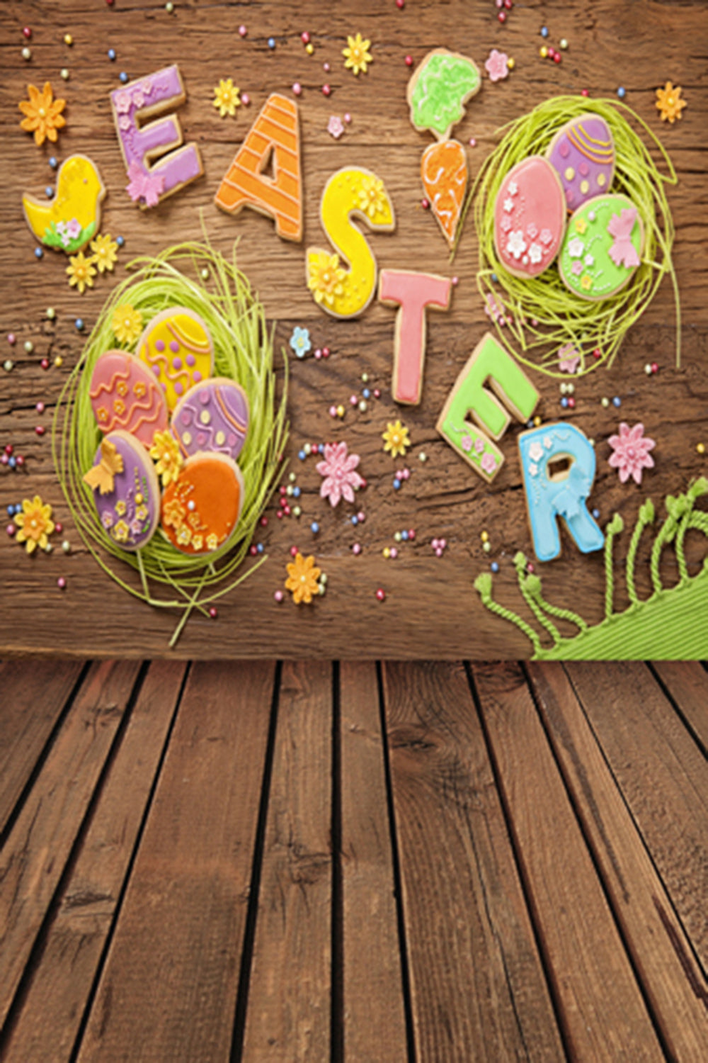happy easter photo backdrops 5x7 flower spring photography vinyl backdrops easter eggs for baby shower easter themed photo background