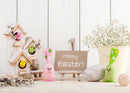 Happy Easter Photography Backdrops White Wood Vinyl Photography For Backdrop Digital Printed Photo Backgrounds For Photo Studio