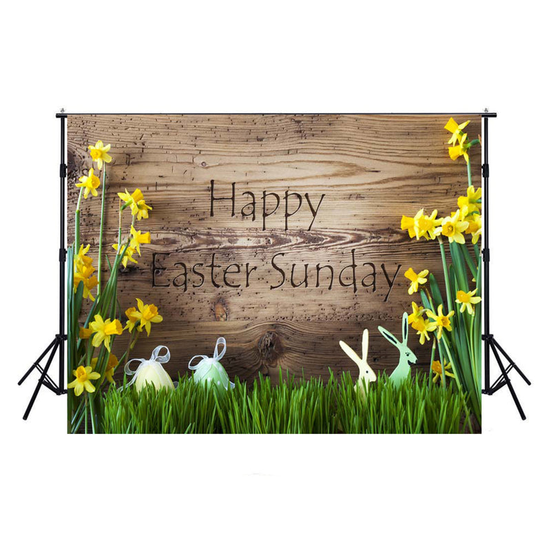 happy easter photo backdrops wood photography vinyl backdrops easter eggs for girls colorful eggs backdrops rabbit easter themed photo background easter religious photo booth backdrop easter church photo booth props