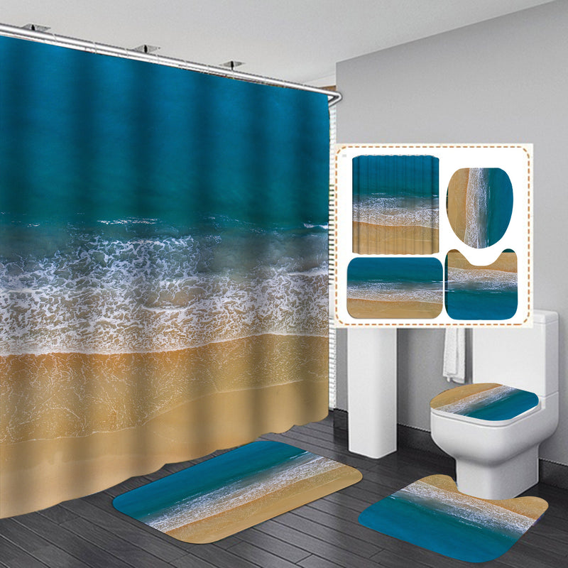 Ocean Bathroom Carpet, Carpets