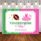 Gender Reveal Backdrop Rugby Football Touchdowns Tutus Baby Shower Photo Booth Backdrops Gender Surprise Photography Background