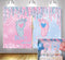 Little Feet Gender Reveal Backdrop for Boy or Girl Party Decoration Newborn Baby Shower Pink Blue Glitter Photo Background Props