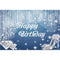 Toile de fond en diamant pour femme, paillettes, argent, bleu, Denim, décoration de fond pour joyeux anniversaire, talons hauts brillants, pour séance photo