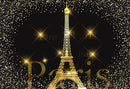 Glittering Paris Eiffel Tower Theme Photography Backdrop Wedding birthday Customized Photographic Backdrops For Photo Studio