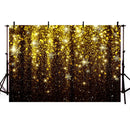 Gold Glitter Backdrop for Photography Snowflake Shining Dot Birthday Background for Photo Studio Home Adult Women Party Decor