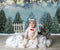 Personalizar 3 estilos fondos de fotografía de Navidad invierno nieve pino Bokeh fondo para sesión fotográfica estudio fotográfico decoración de muñeco de nieve 