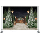 Fondo de tienda de regalos de Navidad, corona, accesorios de estudio fotográfico, juguete de Año Nuevo, papel tapiz de Papá Noel, decoración de fiesta familiar 