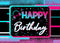 Fondo de feliz cumpleaños con purpurina para niños, música Hip Hop, pastel de cumpleaños para adultos, decoración de fondo, sesión de fotos de puntos coloridos brillantes