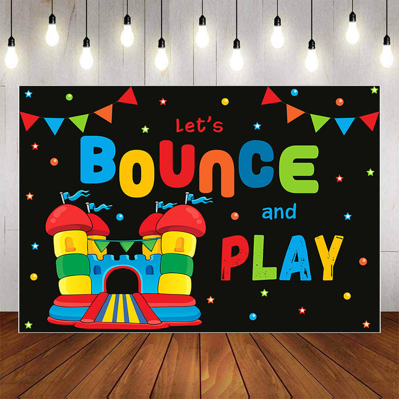 Bounce House Child Kids Baby Shower Birthday Party Decoration