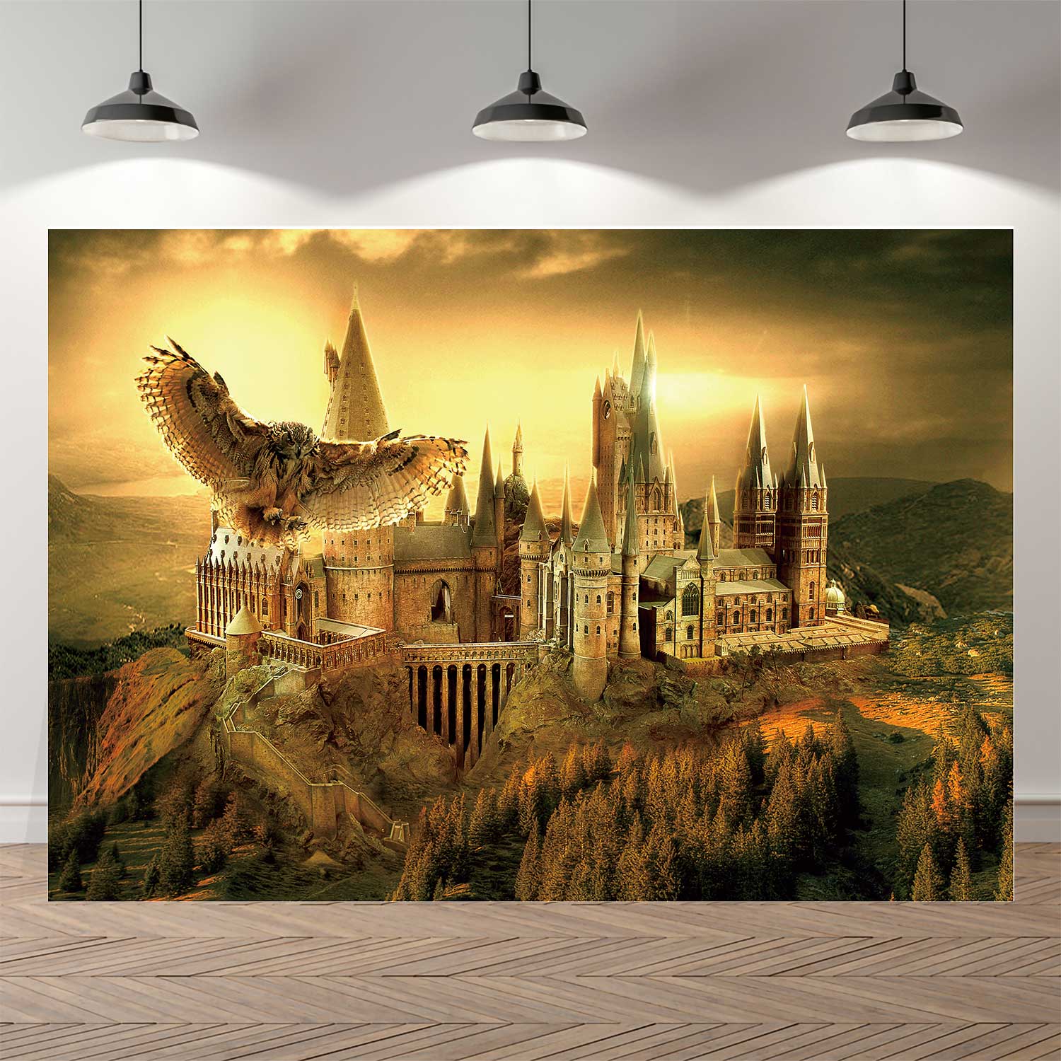 Vinyl Sunset Magic School Children Kids Photography Backgrounds Birthday Studio Photo Backdrop Photocall Banner