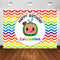 Customize Happy Birthday Melon Theme Backdrops Kids Family Party Decoration Background for Photography Studio