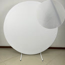 Personalize Round Backdrop Girls 1st Birthday Party Circle Background Table Banner Covers
