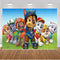 Photography Backdrops Paw Patrol Party Backdrop For Photography Paw Birthday Background For Photo Studio Fundo Fotografico