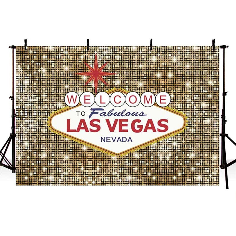 Arrière-plan de photographie de Las Vegas, arrière-plan de fête de Casino, fête prénatale, anniversaire 