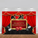 Casino Party Backdrop Poker Las Vegas Birthday Party Theme Casino Night Photography Background Decorations Props