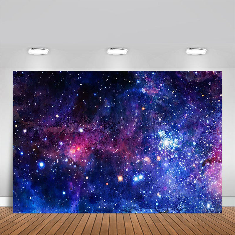 Galactic System Outer Space Background Magic Starry Sky Birthday Party Decorations Photography Backdrop
