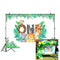 Spring Wild One Backdrop for Party Decoration Supplies Animals Photo Background Studio Lion Elephant and Giraffe