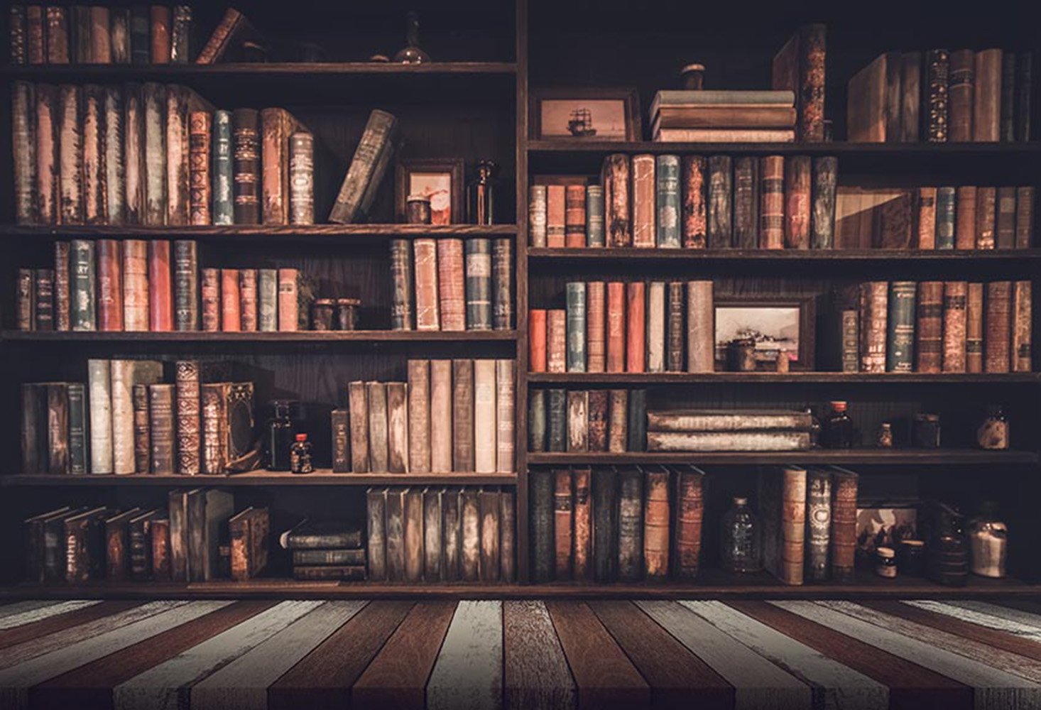 2020 Vintage Bookshelf Bachelor Photography Backdrops Adults Photographic Background Books Props for Photo Studio