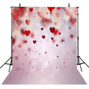 photo backdrop Valentine's Day- red heart photo backdrop - red photo booth backdrop -photo backdrop Wonderland -photography backdrops love-adults backgrounds