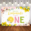 Lemon Photography Background Baby Shower Birthday Party Flowers Sweet Girl Photophone Backdrop Photo Studio