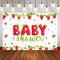 Strawberry Photography Background Baby Shower Birthday Party A Berry Sweet Girl Backdrop Photo Studio