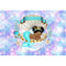 Newborn Little Princess Backdrops for Photography Glitter Baby Shower Backgrounds for Photo Shoot Studio Mermaid Shell