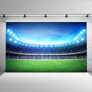 Stadium Background for Photography Soccer Field Photo Backdrop Booth Studio World Football Match MW-122