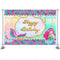 Mermaid Photography Background Underwater Theme Birthday Party Decoration Glitter Scales Backdrop for Photo Studio