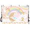 Mermaid backdrop for photography Rainbow Background for photo studio White Cloud Backdrops Newborn Birthday Theme Party Decor