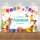 Mexican Baby Shower Backdrop Taco Bout Little Newborn Muchacho Boy Photo Background Fiesta Party Banner Supplies Photography
