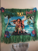 Arrière-plan de photographie personnalisé sur le thème de la plage de Maui, décoration de fête d'anniversaire Waialiki Maui