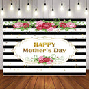 Happy Mother's Day Party Backdrops Photography Flowers Background Photographic for Mother Props for Photo Shoot