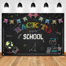 Fondo de regreso a la escuela, pizarra, globo, regla triangular, fondo fotográfico, pancarta de fiesta, fondos de fotografía 