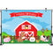 Farm Backdrop Kids Birthday Party Decorations Photography Background Cartoon Animals Party Banner Backdrops