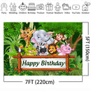 Safari Party Jungle Backdrop for Photography Forest Happy Birthday Party Decoration Background for Photo Shoot Studio